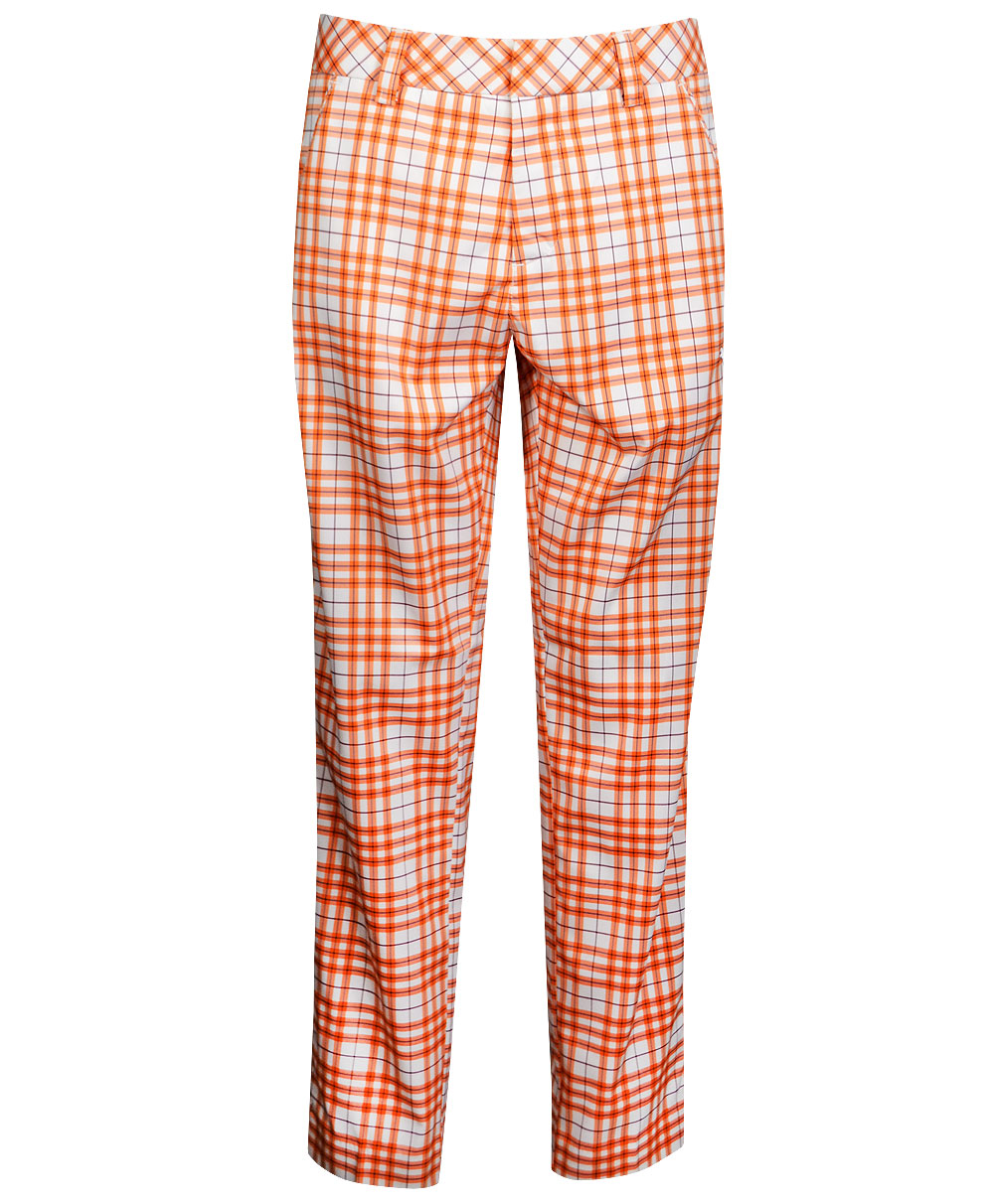 puma golf trousers orange